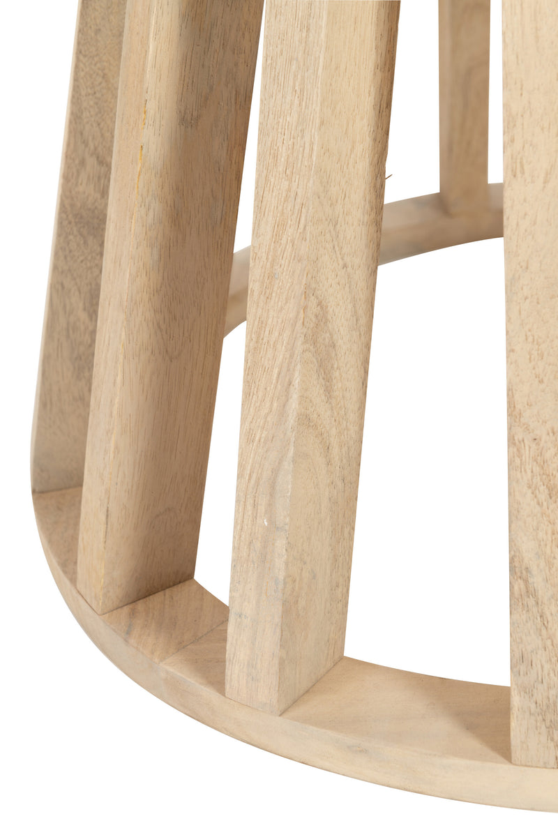 Exquisite craftsmanship Handmade mango tree table Eli in natural