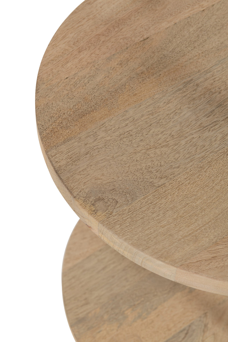 Exquisite craftsmanship Handmade mango tree table Eli in natural