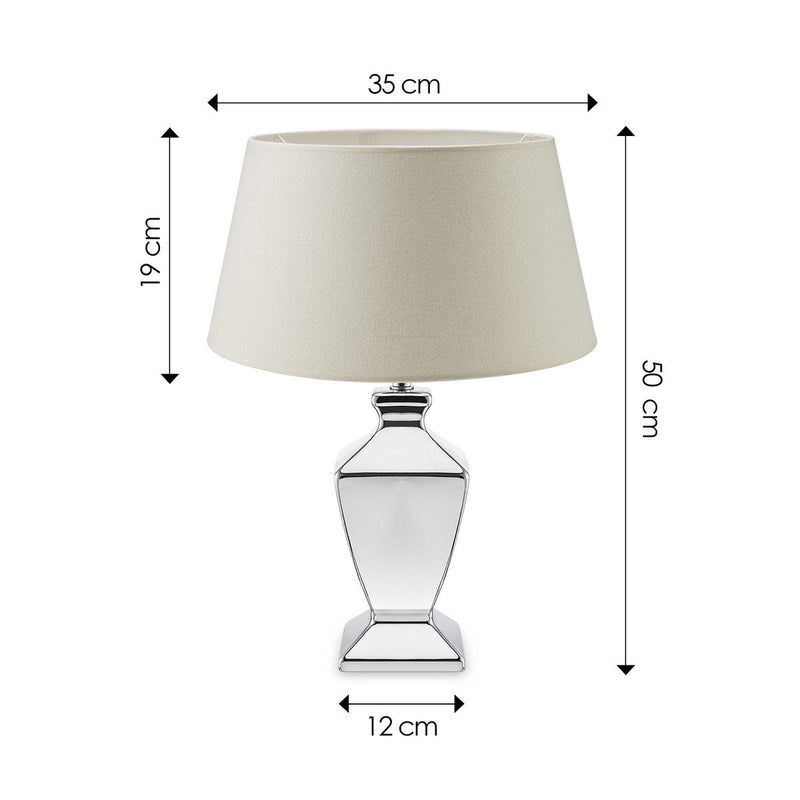 Home Sweet Home table lamp Melrose, E27 warm white, dimensions 35x50cm