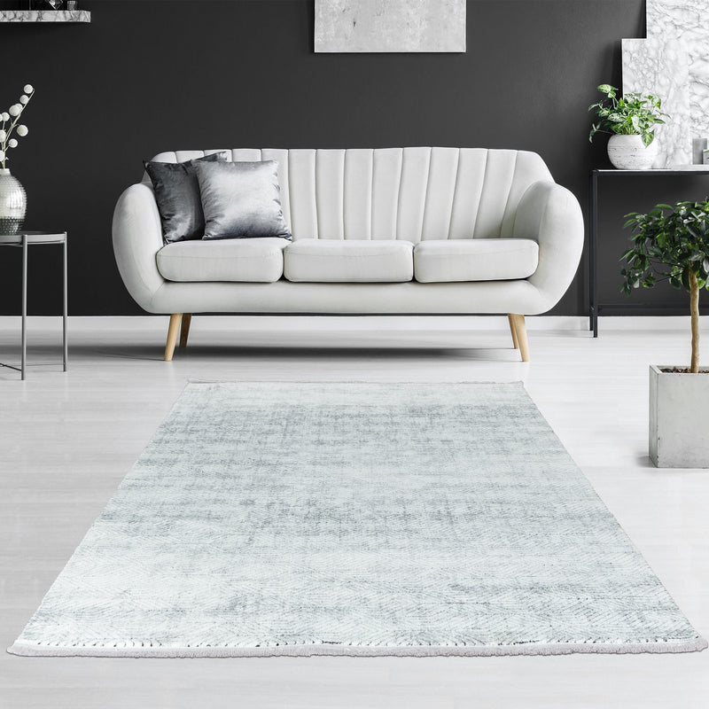 Sehrazat Premium Glory 210 Collectie Lichtgrijs - Premium designtapijt met 3D-effect