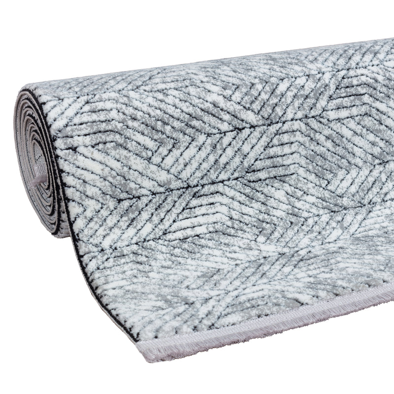 Sehrazat Premium Glory 210 Collectie Lichtgrijs - Premium designtapijt met 3D-effect