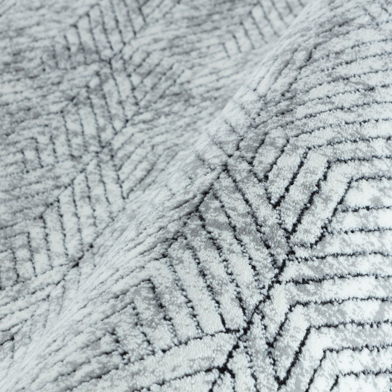 Sehrazat Premium Glory 210 Collectie Lichtgrijs - Premium designtapijt met 3D-effect