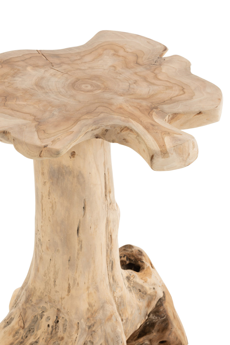 Amy teakhouten bijzettafel - Naturel, Verkrijgbaar in twee maten