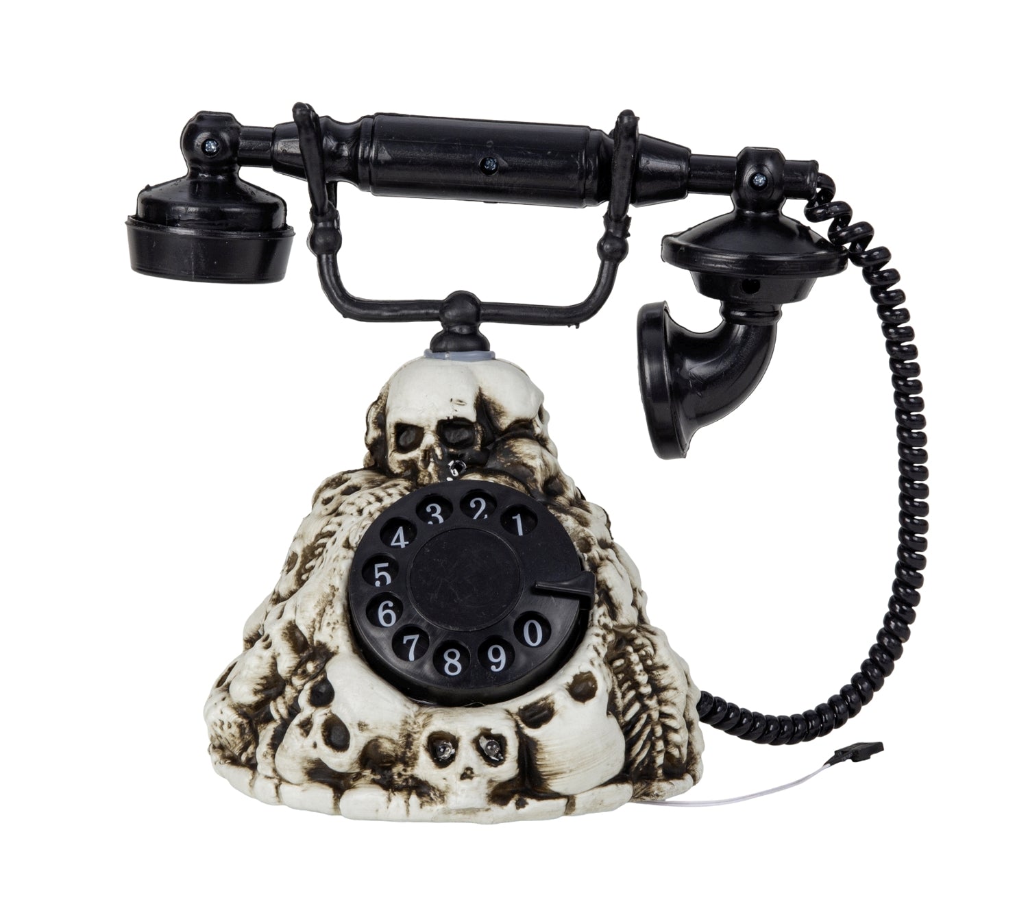 Horror Telefon Skullcall mit Sound LED und Bewegungssensor 23cm