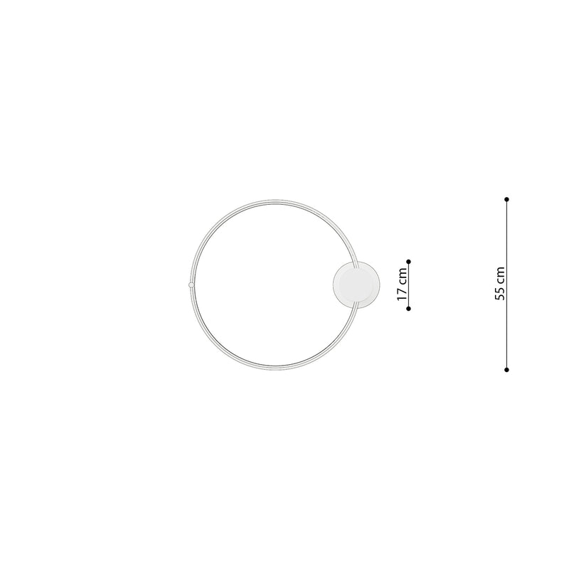 Ceiling light RIO 55 golden LED 4000K