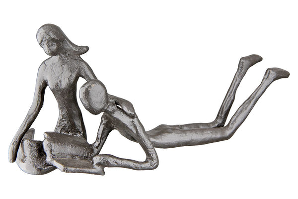 Discover closeness - 'Time Together' iron sculpture | Unique work of art for the modern space