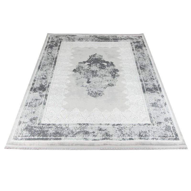Sehrazat Premium Glory 240 Collection Grey - Premium Designer Teppich mit 3D-Effekt