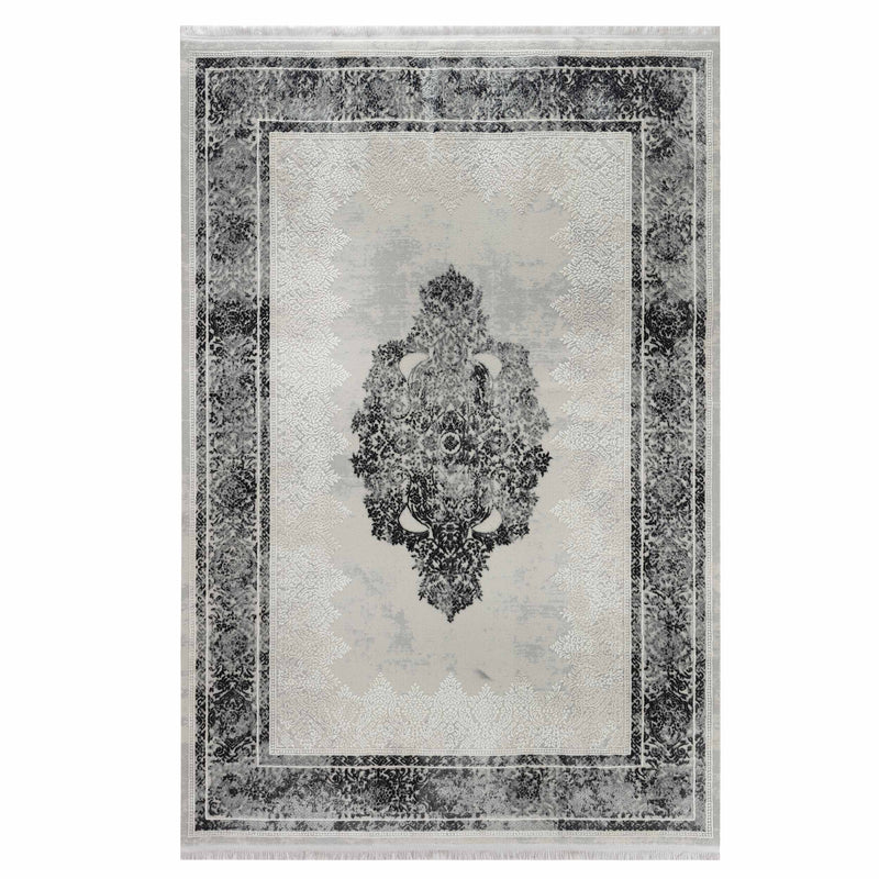 Sehrazat Premium Glory 240 Collection Grey - Premium Designer Teppich mit 3D-Effekt
