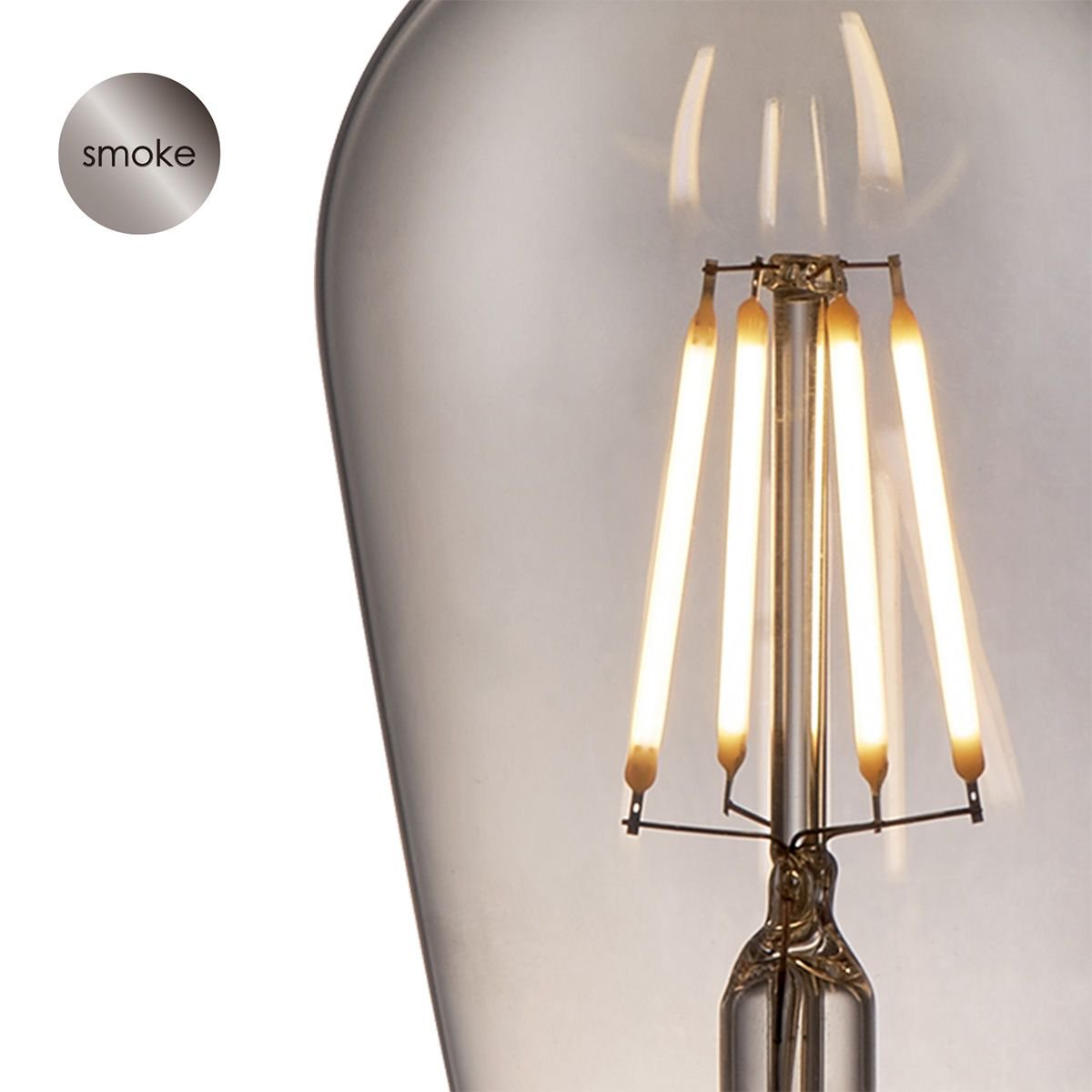 Home Sweet Home dimbare LED druppel E27 ST64 6W 160Lm 1800K Helder