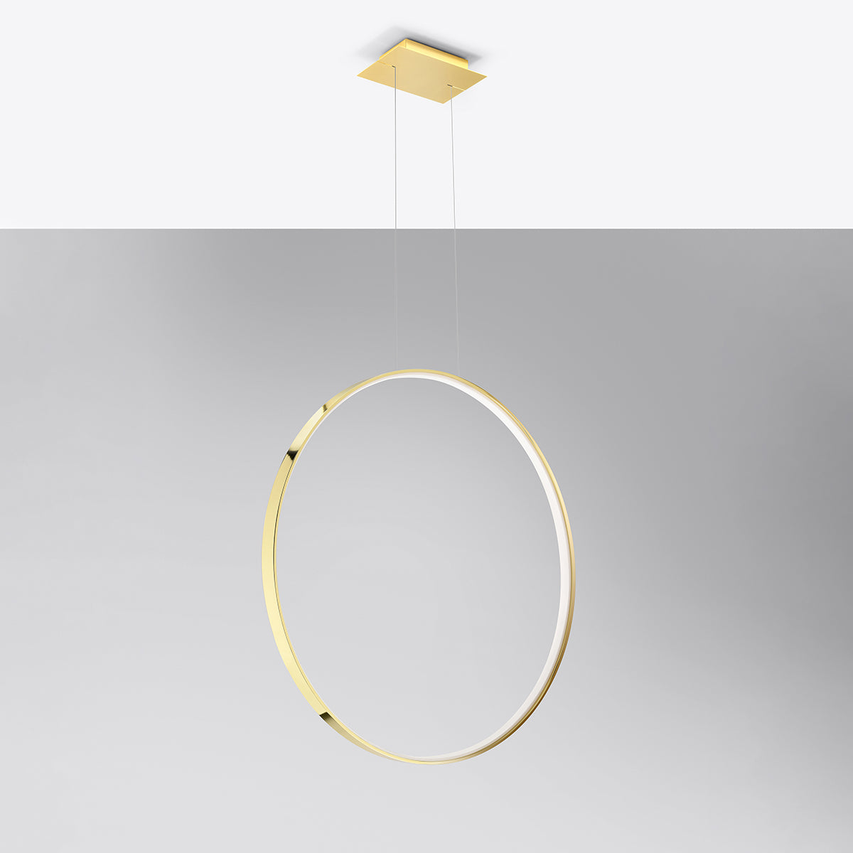 Hanging light RIO 78 polished gold LED 3000K