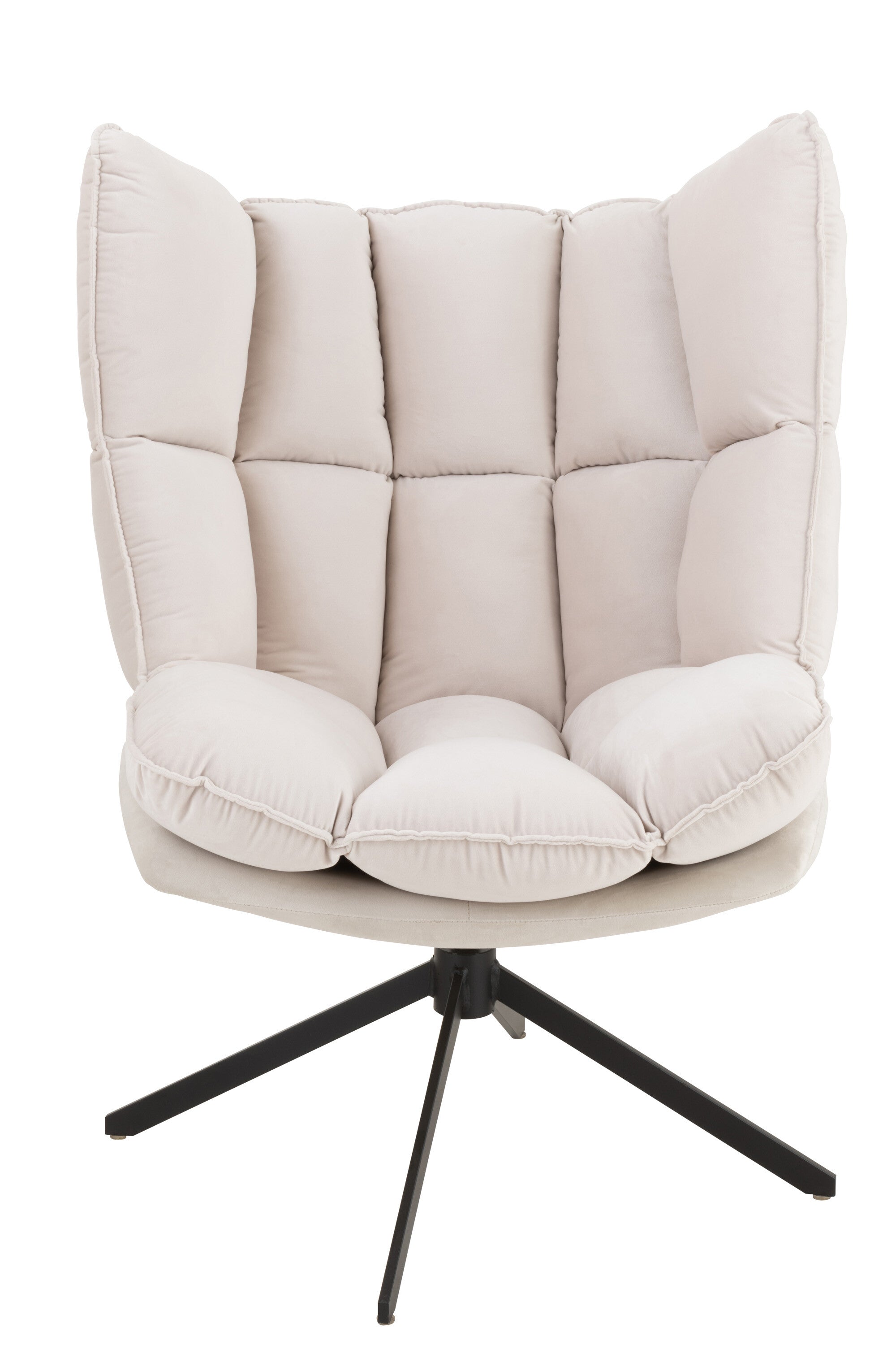 Eleganter Relaxstuhl mit Kissen in Beige, Rostbraun oder Hellgrau für stilvolle Entspannung