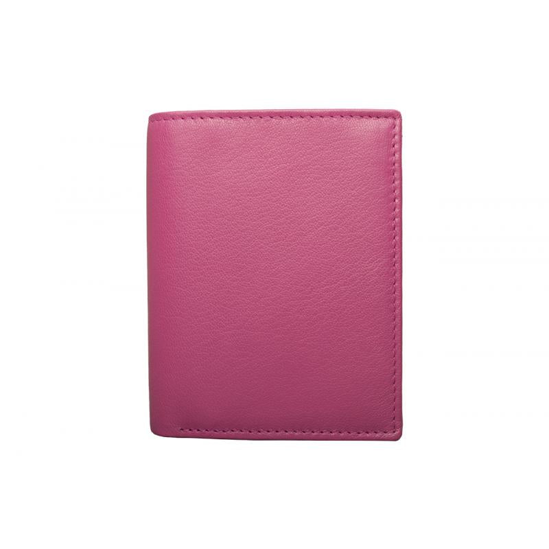 Women's Wallet Nappa Leather Pink - Compact combination wallet with plenty of storage space