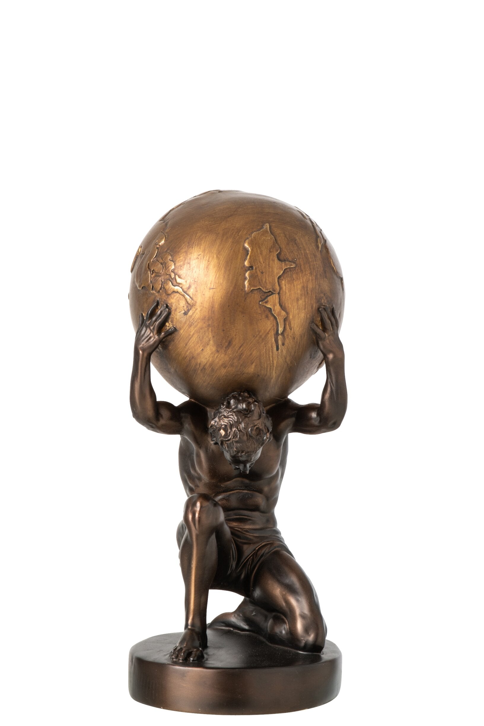 Dekofigur Weltkugel Skulptur Antik Stil groß und klein