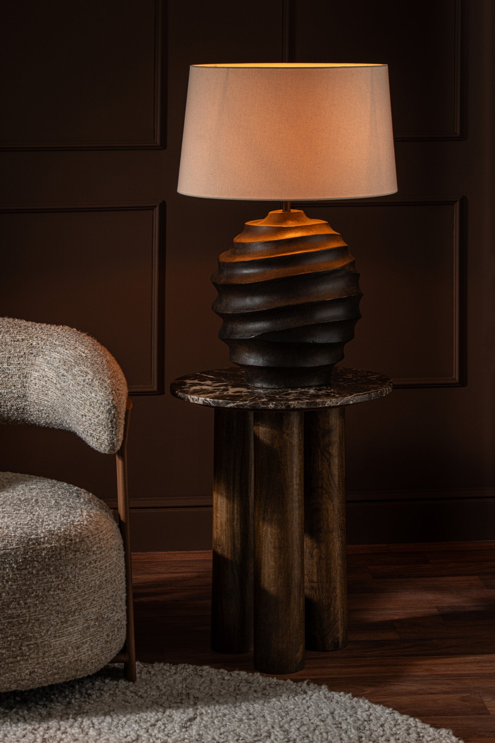 Tischlampe Terra Forma Braun