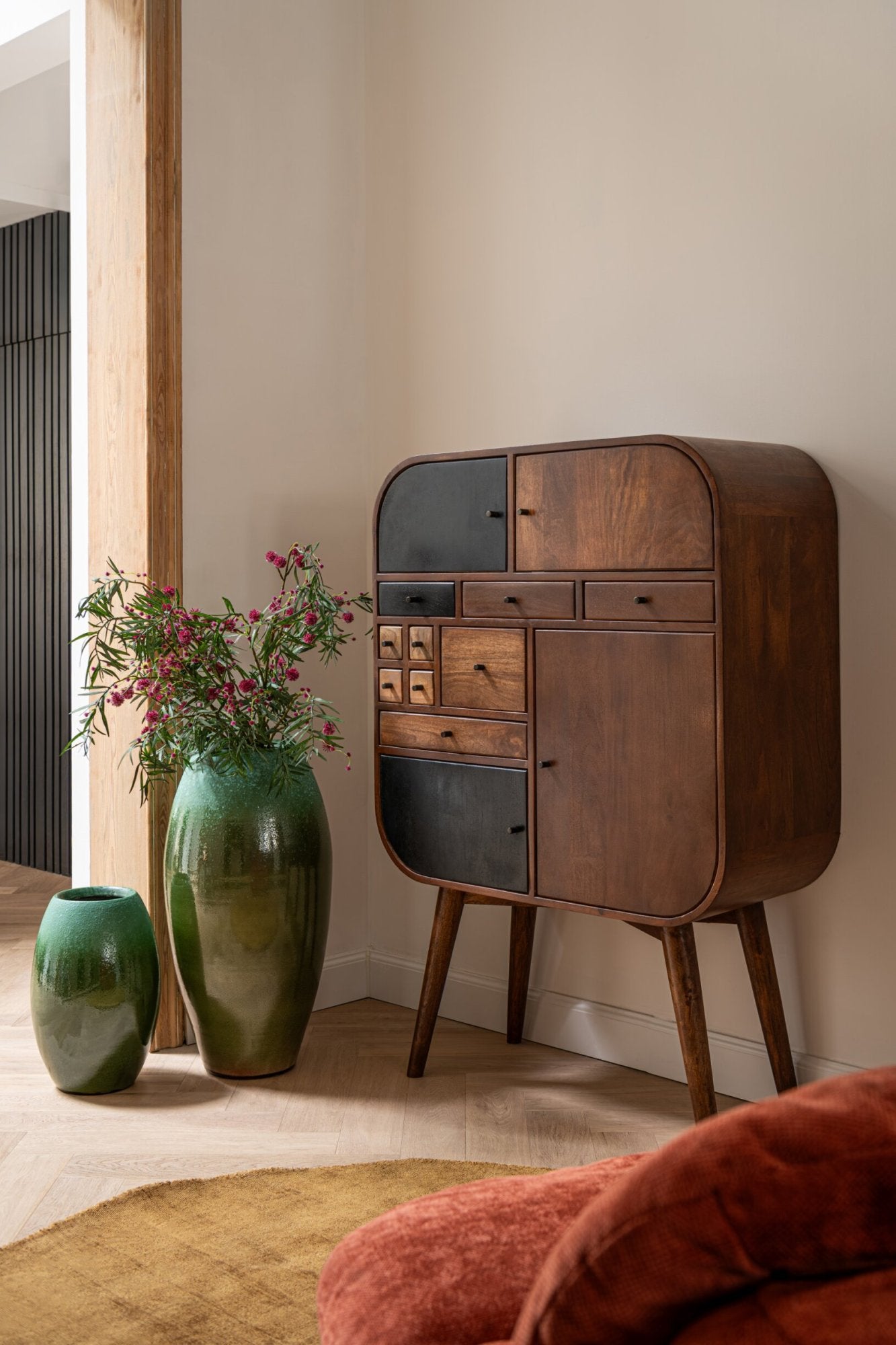 Design Schrank Valento Holz Natur