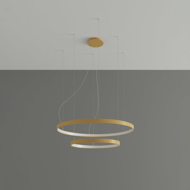 Kronleuchter RIO 2 55/78 golden LED 4000K