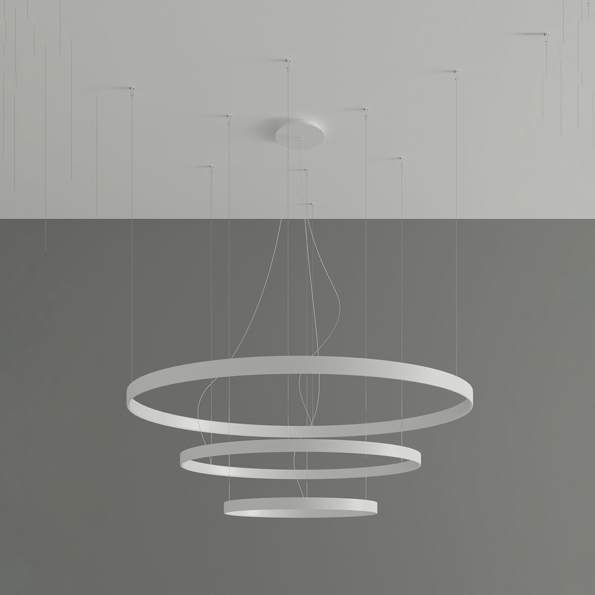 Kronleuchter RIO 3 55/78/110 weiß LED 4000K
