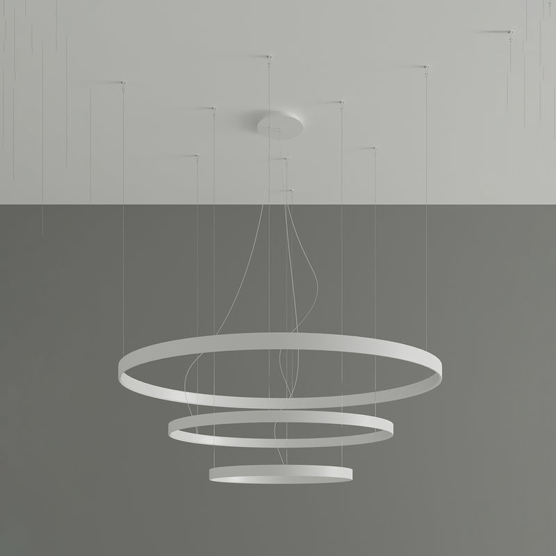 Kronleuchter RIO 3 55/78/110 weiß LED 4000K