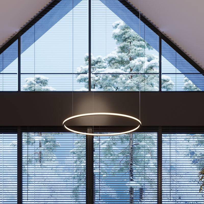 Kronleuchter RISA 90 schwarz LED 3000K