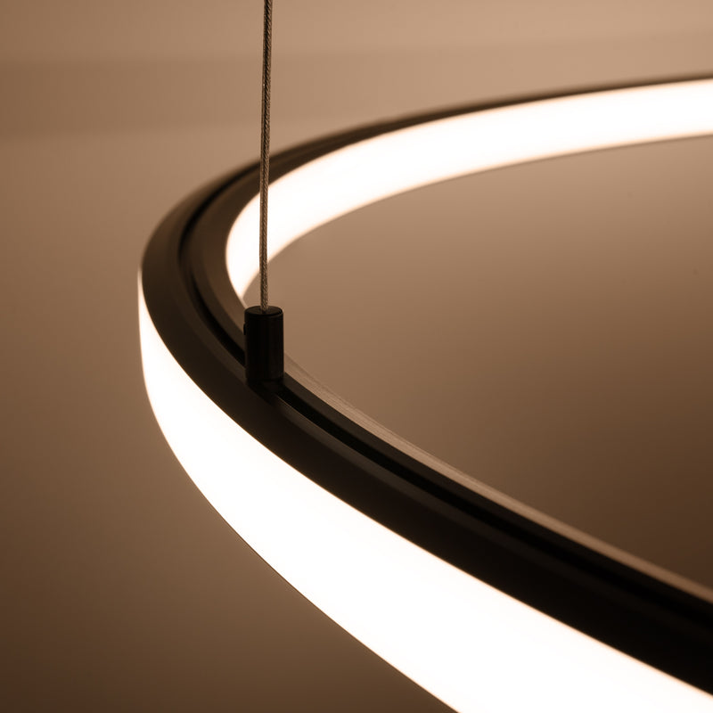 Kronleuchter RISA 90 schwarz LED 3000K
