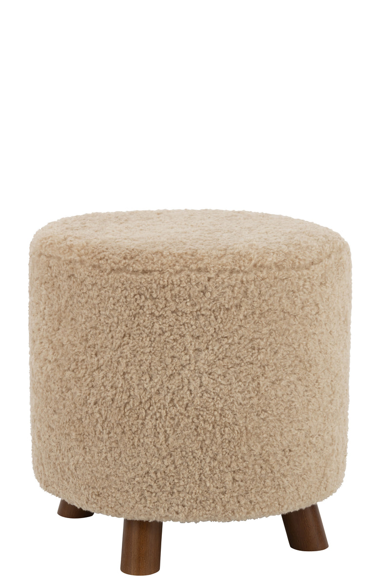 Kruk schapenpoot - gezelligheid en stijl in beige of wit