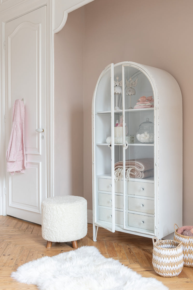 Kruk schapenpoot - gezelligheid en stijl in beige of wit
