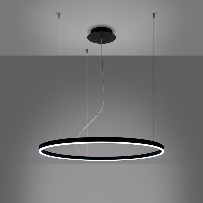 Kronleuchter ODA 80 schwarz LED 3000K