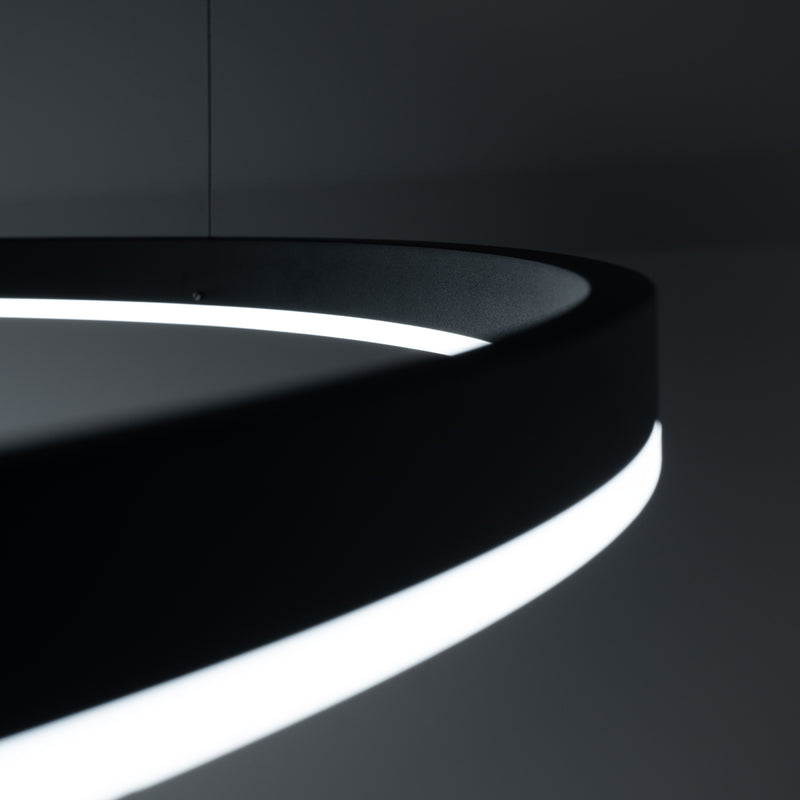 Kronleuchter ODA 80 schwarz LED 3000K