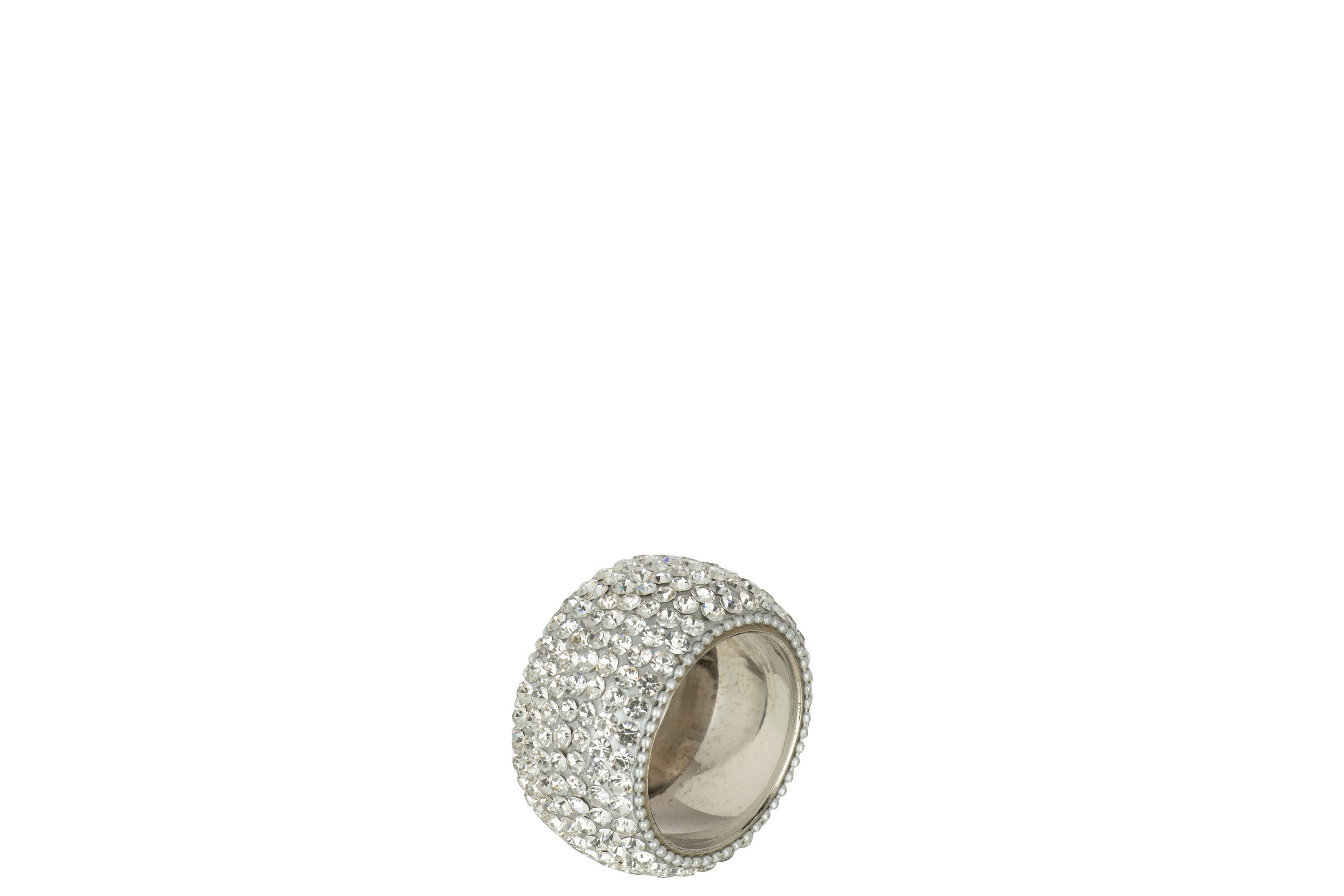 Candle Holder Diamond Aluminium Silver – Available in 3 Sizes