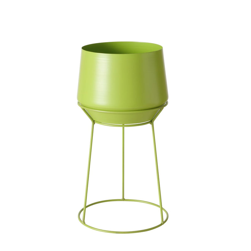 Übertopf Set Colora 2-teilig Metall Rund Blau Grün Modern Indoor
