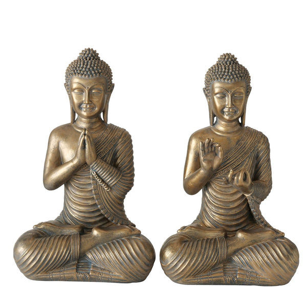 Briosa Elegance 2er Set Buddha Figuren Höhe 39cm