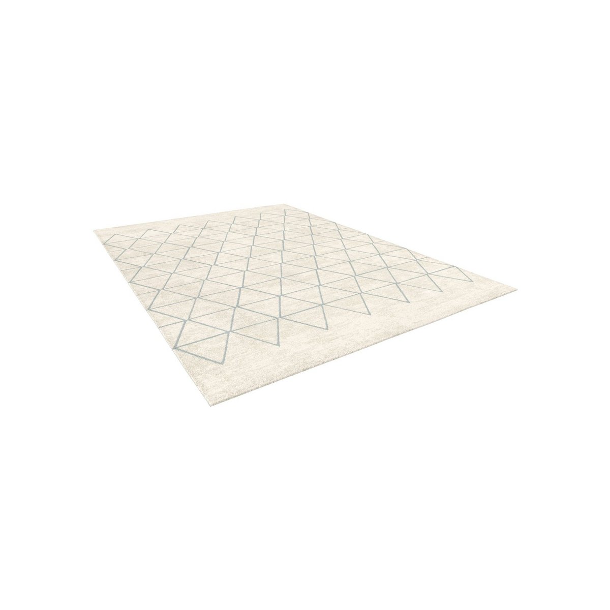 Geometrischer Teppich mit Ras in Samt -Isozele -Polypropylen