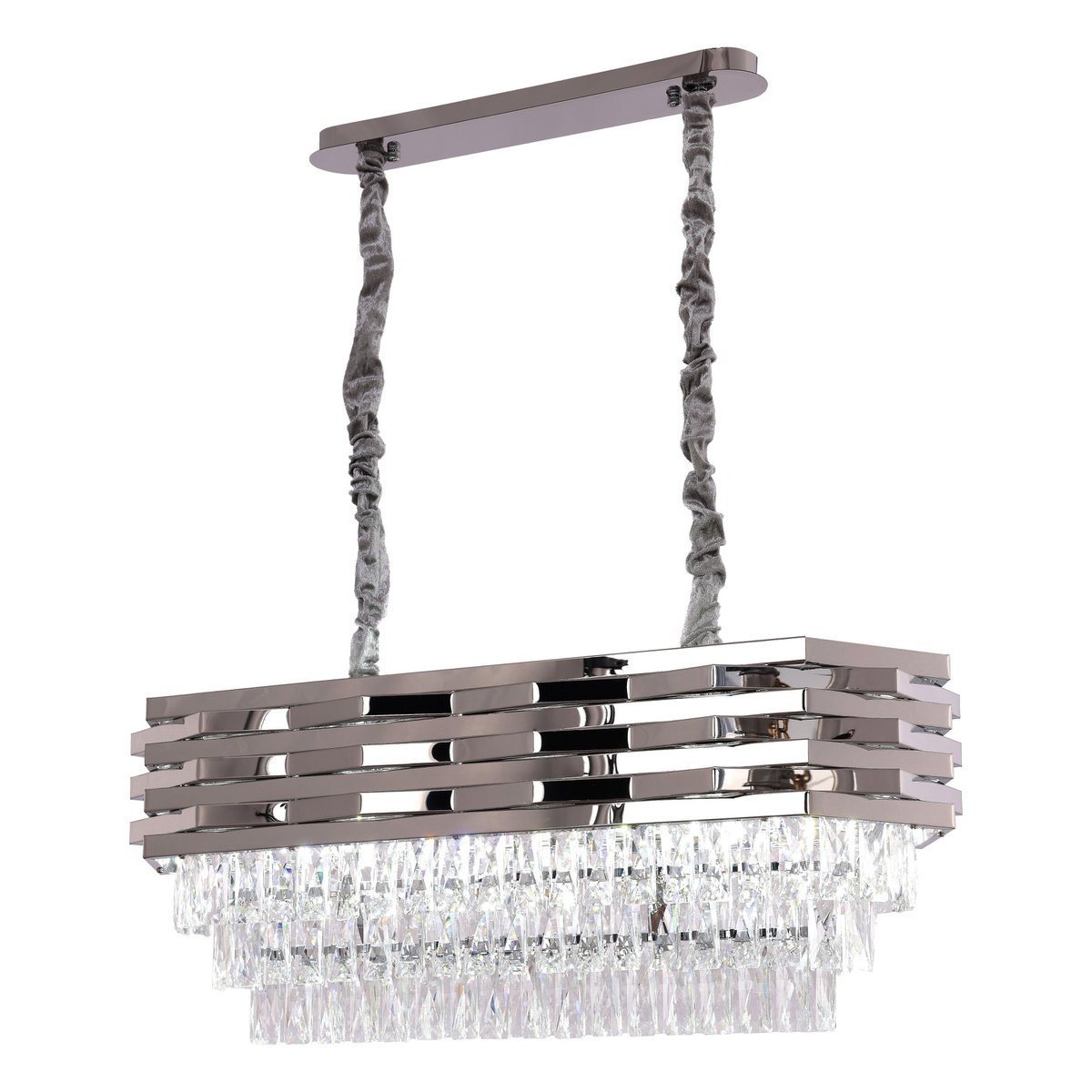 Hanging light Crystal Chrome | 80x30cm