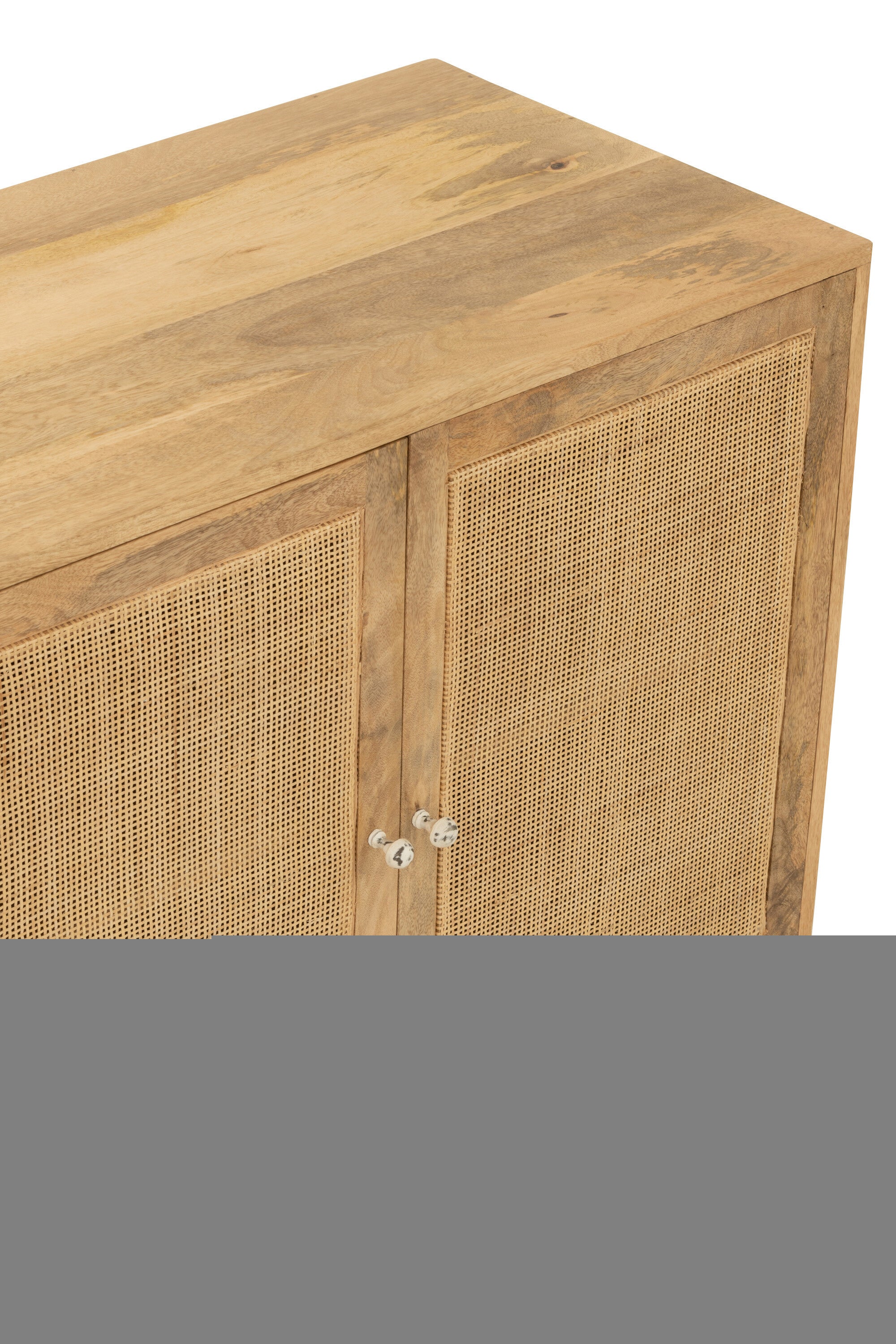 Buffetschrank 'Weaving' - Handgefertigter Stauraum mit natürlichem Charme