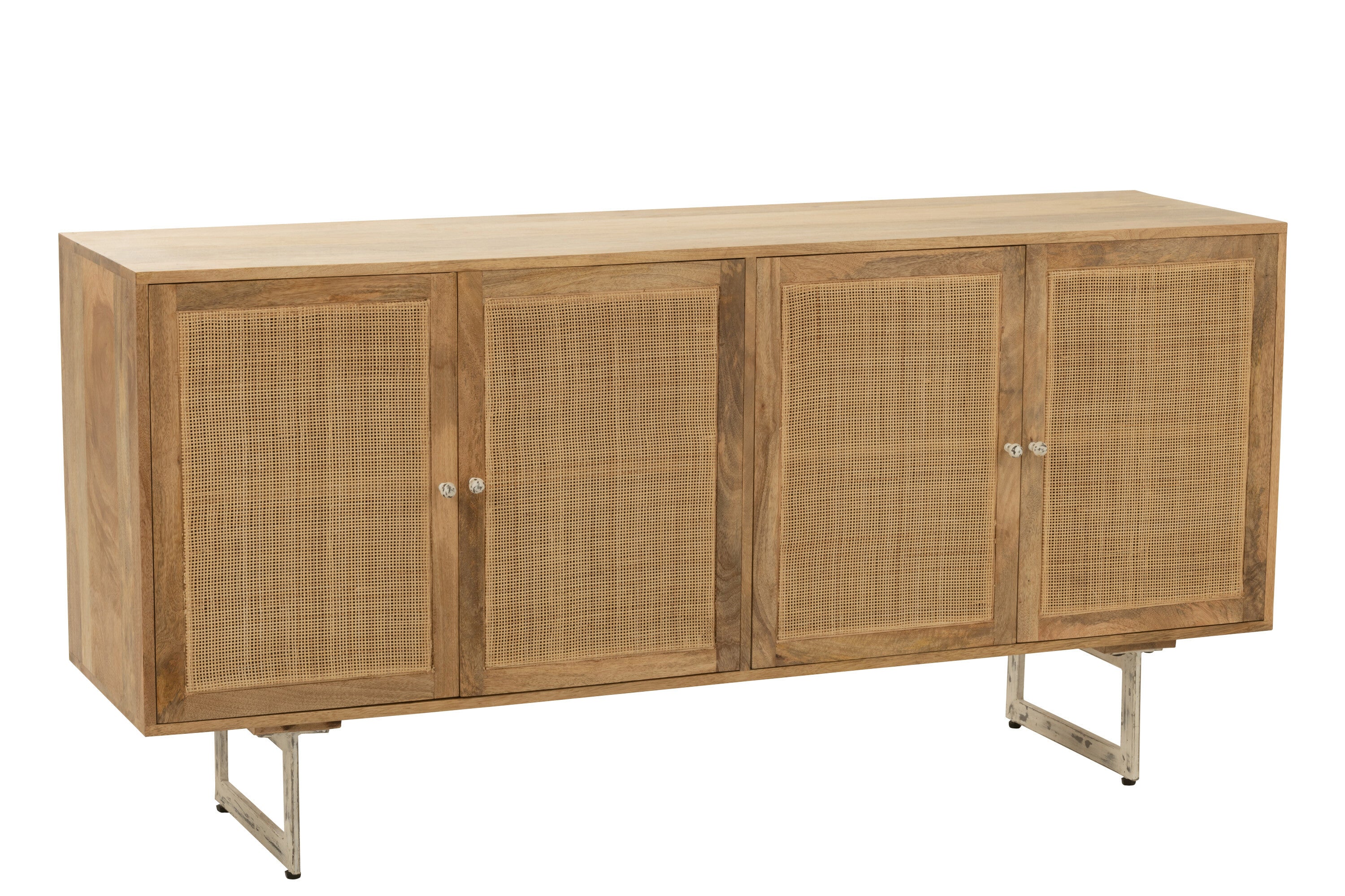 Buffetschrank 'Weaving' - Handgefertigter Stauraum mit natürlichem Charme