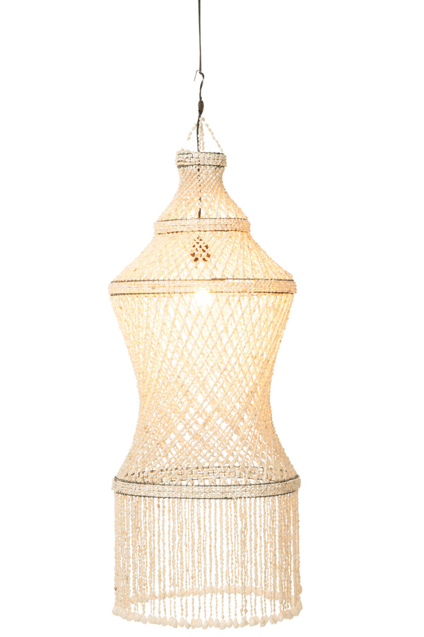Deckenlampe Lisa – Handgefertigte Meisterstücke aus natürlichen Muscheln