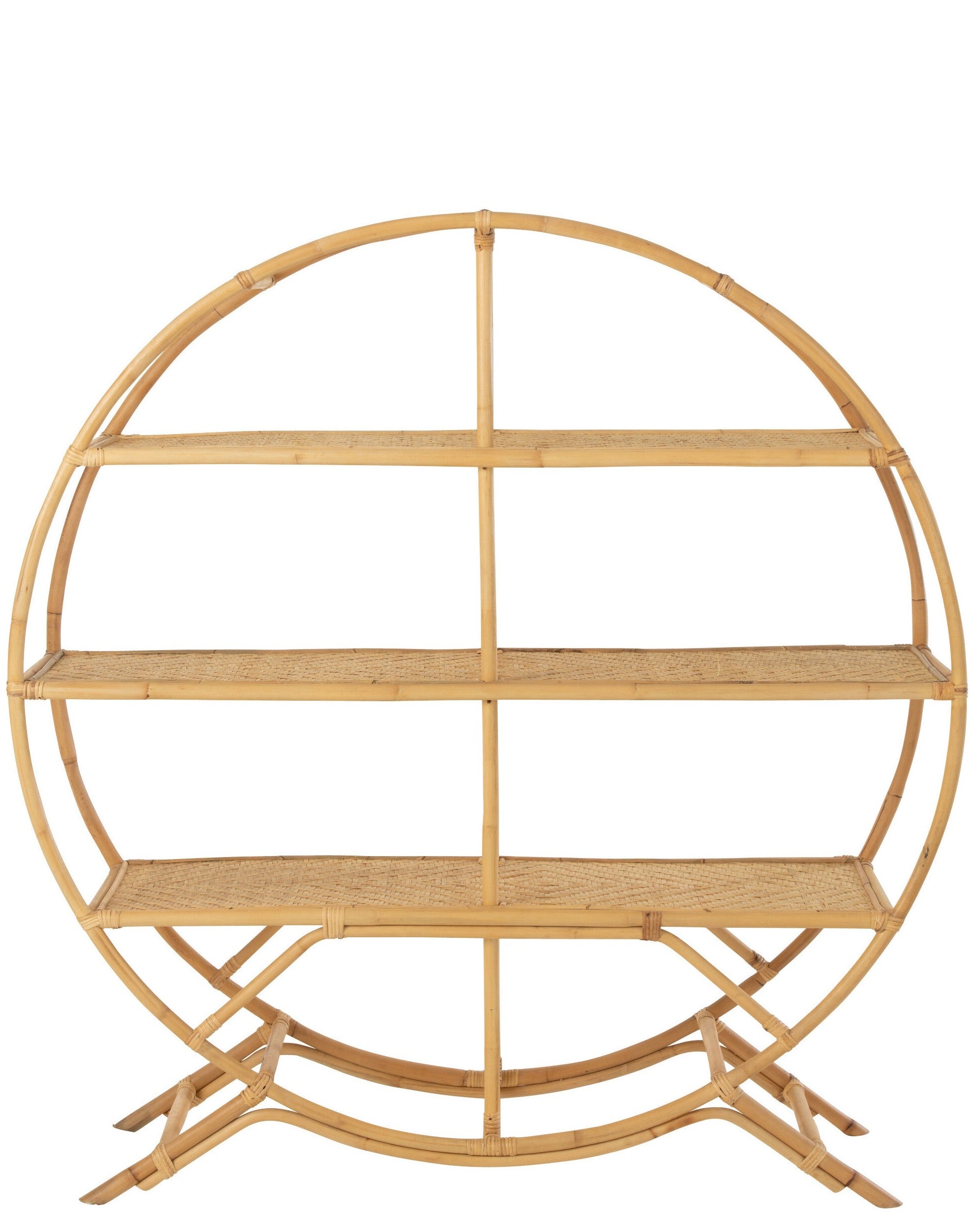 Standregal Rattan Naturell - Natürliche Eleganz und Stauraum für Ihr Zuhause