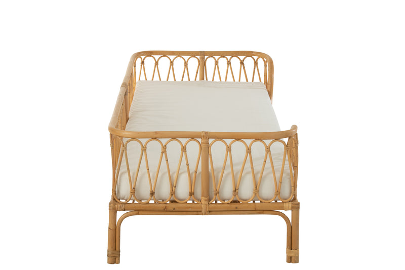 Bett Pierre Rattan Naturell - Natürliches Design und komfortabler Schlafplatz für Ihr Schlafzimmer