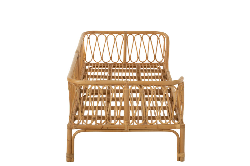Bett Pierre Rattan Naturell - Natürliches Design und komfortabler Schlafplatz für Ihr Schlafzimmer