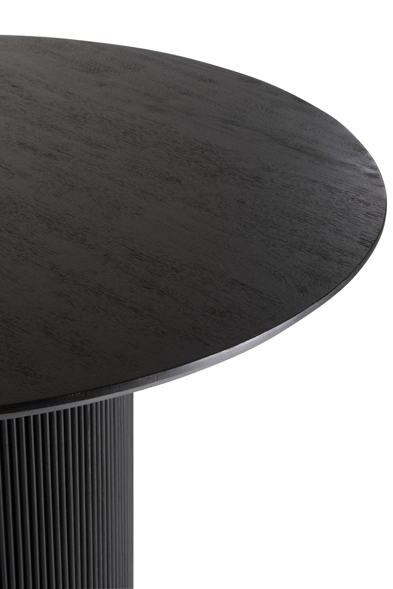 Vincent Mangoboom Handgemaakte eettafel in elegant zwart