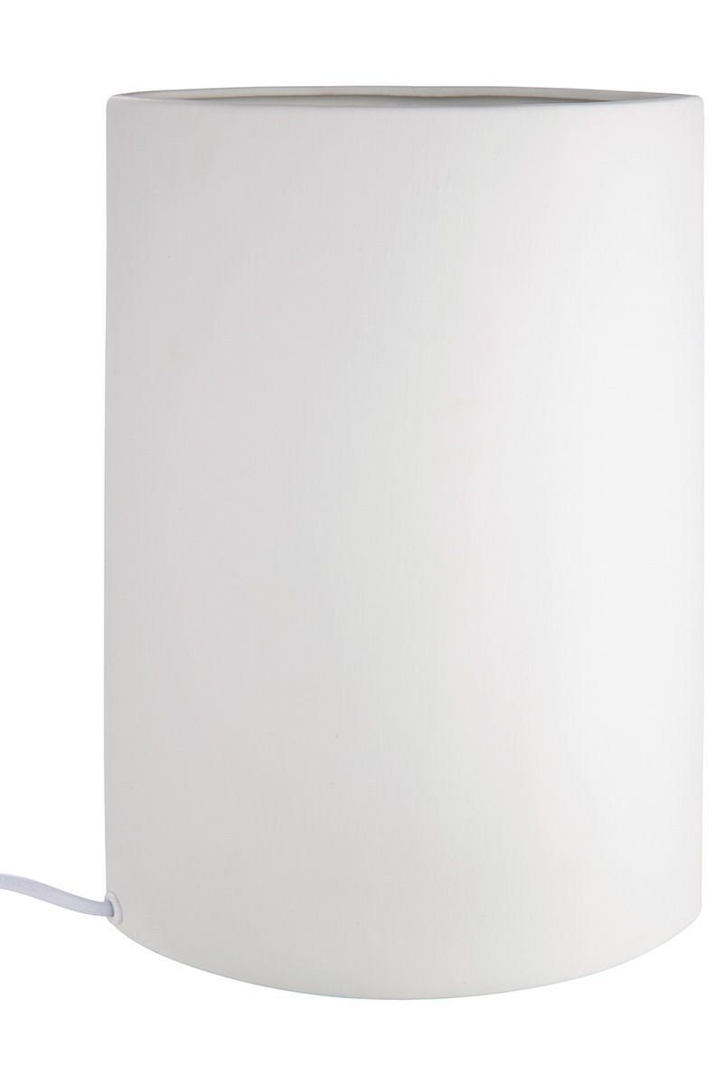 Dreamcatcher table lamp – white porcelain with dreamcatcher motif