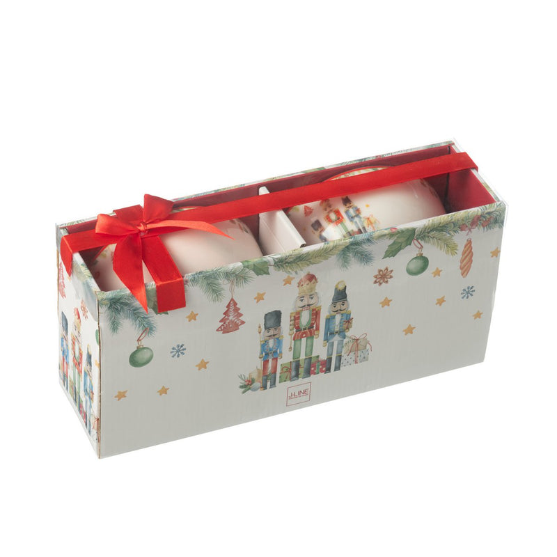 Set of 2 Nutcracker Bowls – Ceramic, 560 ml, Christmas Design
