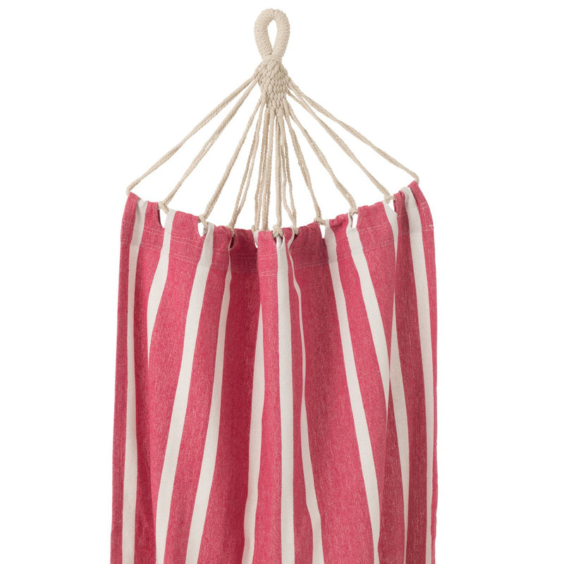 Hammock Stripes Cotton/Polyester Pink/White