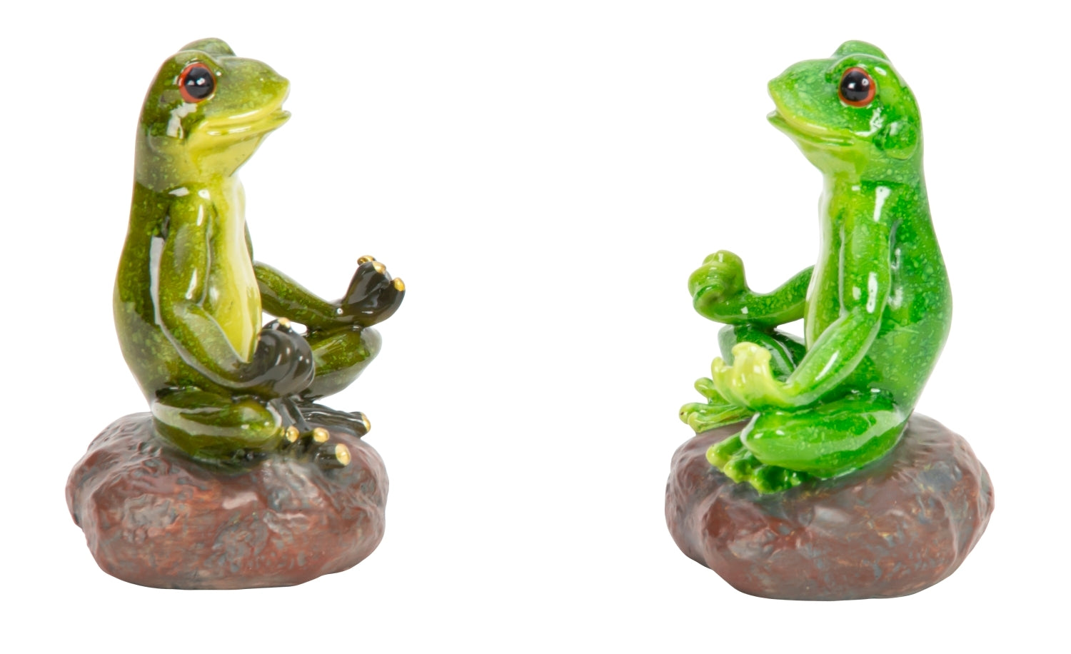 Froggy Zenito Yoga Frosch 2er Set Dekofigur 11 cm