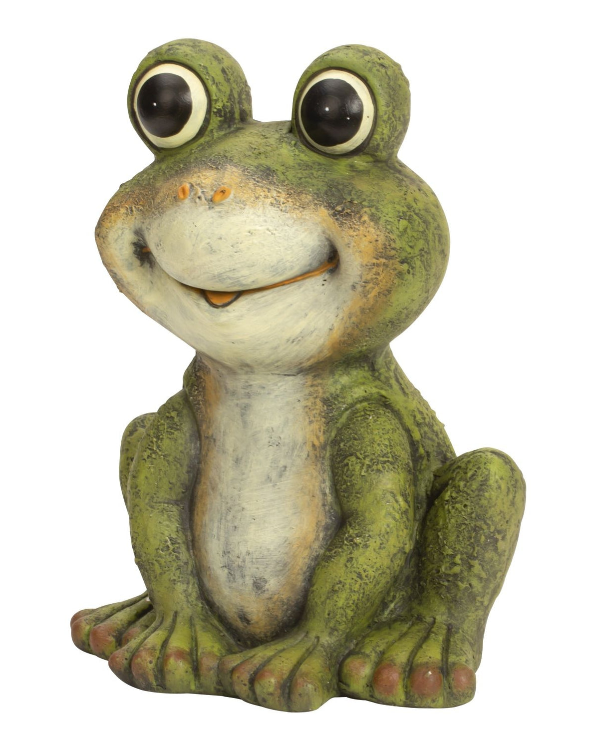 Gartenfigur Lachender Frosch Freddy Grün 33cm
