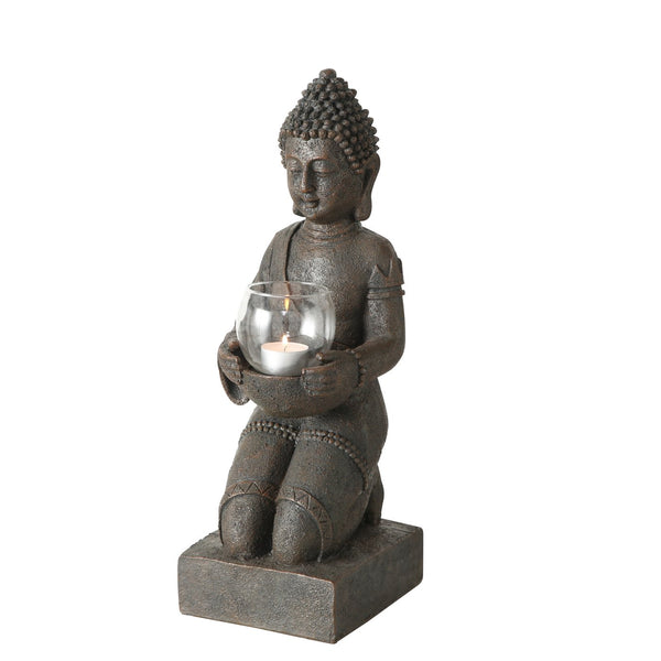 Windlicht ZEN GARDEN Buddha Höhe 44cm