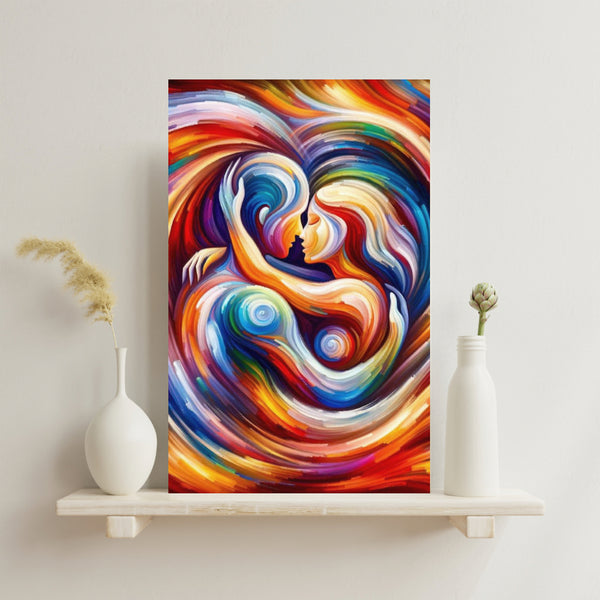 Embrace the Colors Vibrant Canvas Painting