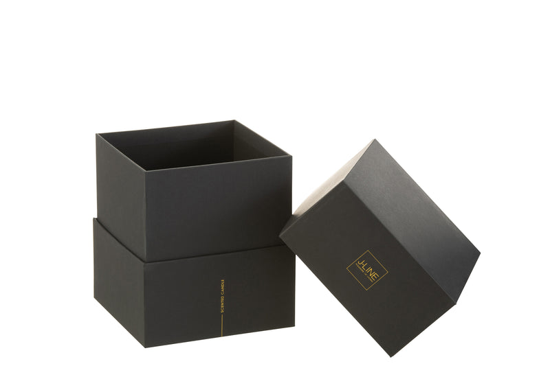 Set of 2 medium scented candles Noa Ruby Red - oriental scent in red - burning time 55 hours