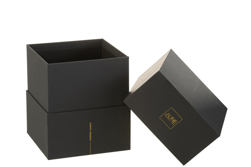 Set of 2 scented candles Noa Ruby Red - oriental scent in red - burning time 60 hours