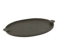 Elegantes 2er Set Tablett "Rune" aus Aluminium - In edlem Bronze oder zeitlosem Schwarz